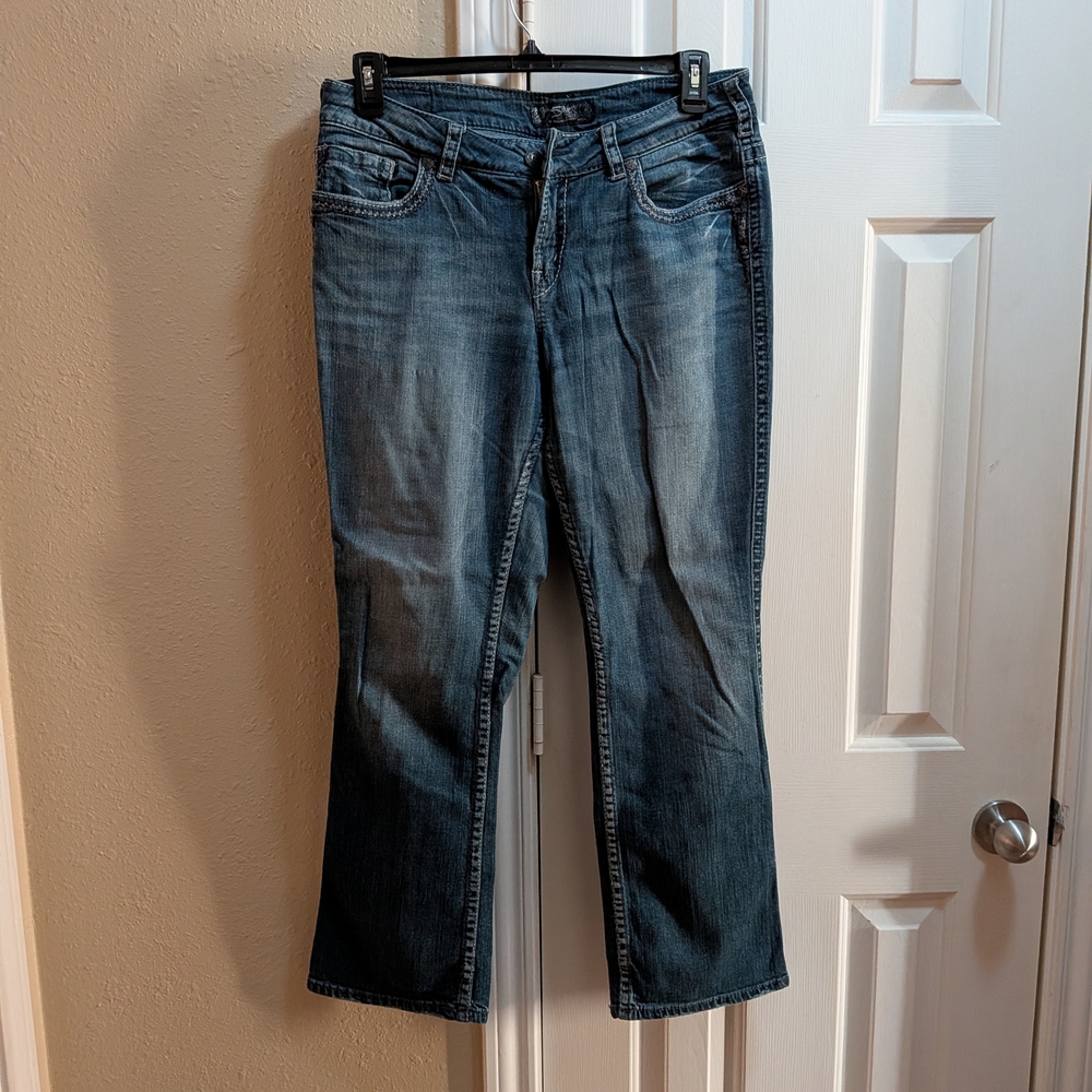 Silver Jeans Men’s Bootcut Faded Blue Denim